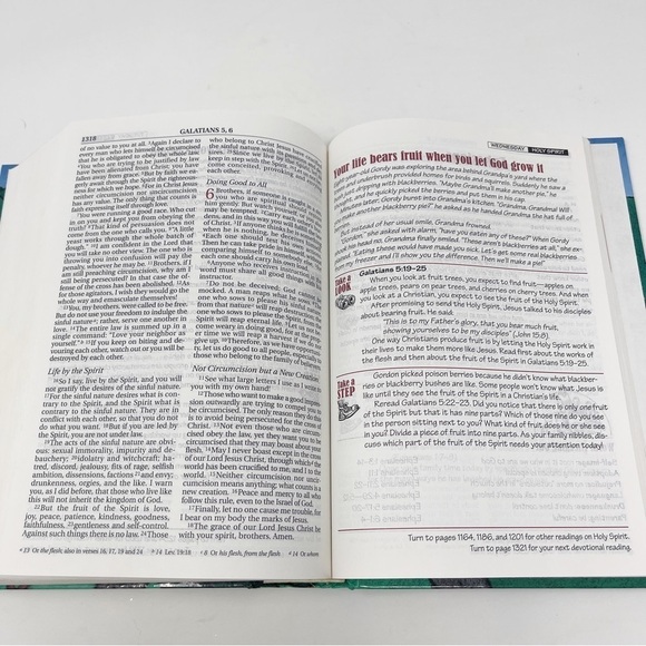Family Walk Devotional Holy Bible NIV hardback New‎ International Version - Picture 8 of 8